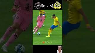 Al Nassr Destroyed Inter Miami 60 Ronaldo mỉm cười với Messi 😅😅 football ronaldo​ youtube​ [upl. by Malinda]