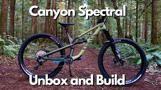 2022 Canyon Spectral CF 7 Unbox and Build [upl. by Madelina]