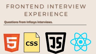 Infosys Fresher Interview Experience  HTML CSS JavaScript  2024 [upl. by Ellened]