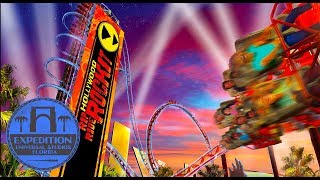 The Rough History of Hollywood Rip Ride Rockit  Expedition Universal Studios Florida [upl. by Charo]