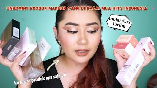 UNBOXING PRODUK MAKEUP YANG DI PAKAI MUA HITS INDONESIA [upl. by Nacnud230]