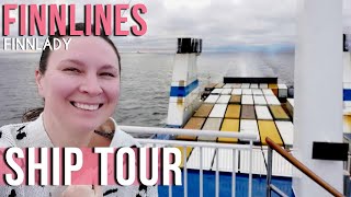 Finnlines Ship Tour  Ferry from Travemünde  Helsinki  Finnlady [upl. by Botnick879]