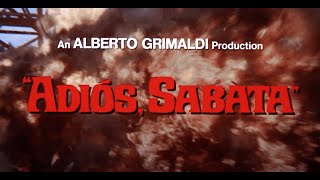 ADIOS SABATA Original 1970 MGM Trailer [upl. by Ozne]