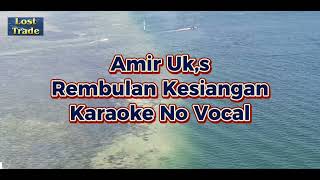 Amir Ukays Rembulan kesiangan karaoke [upl. by Nadbus]