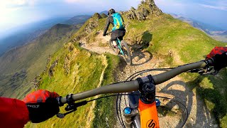 What are we getting into  Mountain Biking Snowdon [upl. by Mouldon]