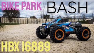 Bash session with the HBX 16889 RAVAGE 116 BRUSHLESS Basher [upl. by Armin454]