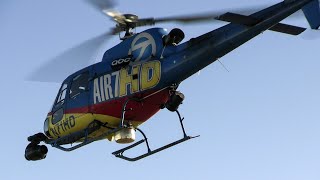 Helicopter H125 startup and departure  Air7 HD [upl. by Beaver]