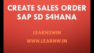 sap sd sales order creation  sap sd sales document types  sap sd sales and distribution sap [upl. by Barbey]