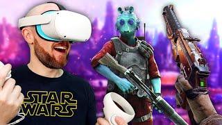 Star Wars Tales from the Galaxys Edge VR Is NOT What I Expected [upl. by Iztim]