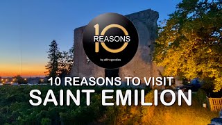 10 Reasons to visit Saint Emilion France  ​⁠TenReasons [upl. by Janel]