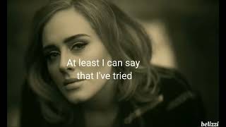 Adele  Hello lyrics [upl. by Rycca]