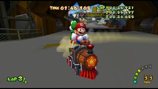 MKDD Custom Track Toad Factory speedrun 0146quot103 [upl. by Gutow570]