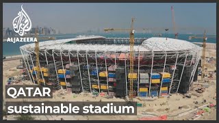 Arab Cup Qatar The shippingcontainer stadium [upl. by Appel]