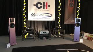 CH Precision I1 Apertura Speakers and Grand Prix room at Munich High End Audio Show 2018 [upl. by Newfeld854]