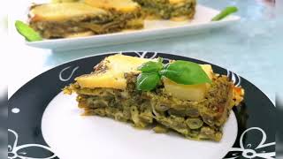 Millefoglie di patate fagiolini e pesto di basilico e mandorle con Bimby [upl. by Gaylord]