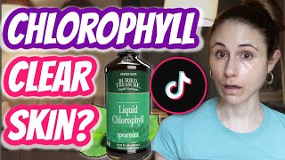 CHLOROPHYLL WATER FOR CLEAR SKIN Tiktok skin care FAIL Dr Dray [upl. by Gisser]