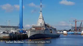 FREGATE F601 EN CONSTRUCTION 23 octobre 2024 [upl. by Dor]