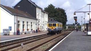 SNCB ligne 165 Bertrix 09082001 dieselpower autorails 45 et GMs 5253 DV [upl. by Gwenora683]