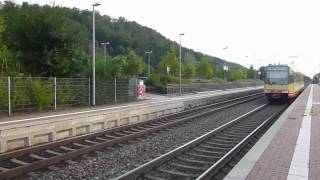 SBahn Karlsruhe beim GBZ Bruchsal [upl. by Ahsekyw]