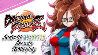 Dragon Ball FighterZ Android 211716 Arcade Gameplay [upl. by Tessler]