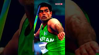 Pakistans Arshad Nadeem Bags A Gold Medal Sets An Olympic Record In Javelin Throw  shorts  N18S [upl. by Osswald]