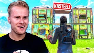 DIT KASTEEL KAN JE BOUWEN IN 2 SECONDEN 😱  Fortnite Battle Royale Nederlands [upl. by Nairot]