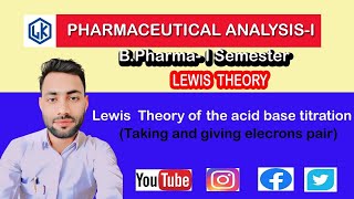 Lewis theory  According to Lewis concept acid base chemistry pharmacy [upl. by Jenkins705]