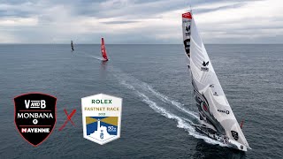 Rolex Fastnet Race 2023  IMOCA V and B  Monbana  Mayenne  Maxime Sorel  Christopher Pratt [upl. by Woolley]