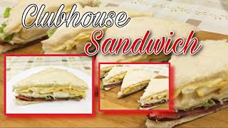 CLUBHOUSE SANDWICH RECIPE HOW TO MAKE SIMPLE CLUBHOUSE SANDWICH EASY SNACK RECIPE  KitchJen Ph [upl. by Nuoras]