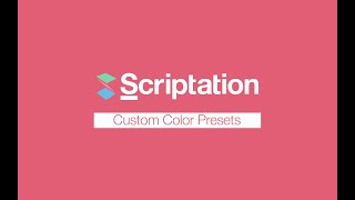 Actor Highlight  Custom Color Presets  Scriptation Tutorial [upl. by Graniela519]