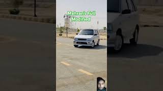 Mehran Car Modify mehran modified mehranlover modifiedcarspk [upl. by Hanyaz]