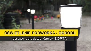 Oświetlenie zewnętrzne ogrodu podwórka podjazdu [upl. by Hembree]