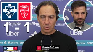 Alessandro Nesta Cesc Fabregas Intervista Post Como 0 vs 2 Monza 30112024 [upl. by Jamie]