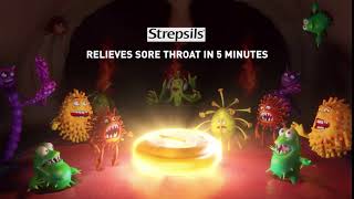 Strepsils for fast effective relief at first signs of sore throat [upl. by Anigal]