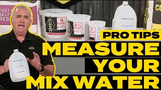 Pro Tips for Perfect Concrete How to Measure Mix Water Correctly  Sakrete Guide [upl. by Gaige]