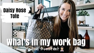 WHAT’S IN MY WORK BAG  MEDICAL ASSISTANT  Sophia Danielle 2020 [upl. by Nal]