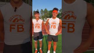 Claymont duo Drew Fox and Nolan McMorrow talk during Walsh College 7 on 7 [upl. by Braswell]