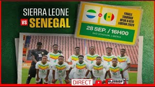 Senegal Vs Sierra Leone  finale du tournoi UFOA U20 2024 [upl. by Fennie]