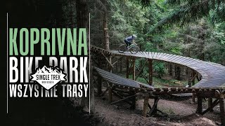 Koprivna Bikepark  Wszystkie Trasy  Mala Morawka Czechy  Trasy Enduro MTB DH [upl. by Kiele]