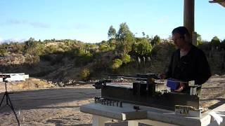 Muzzle brake test Recoil testing muzzlebrakes Rem 700 7mm Rem Mag  unbraked [upl. by Hax712]