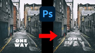 TUTO Photoshop  Incrustation de texte en perspective [upl. by Atsejam959]