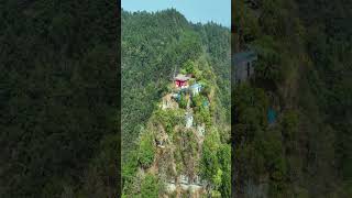 Temples on mountaintops in Guizhou Province travel chinatravelguide traveldestinations [upl. by Osbourne352]