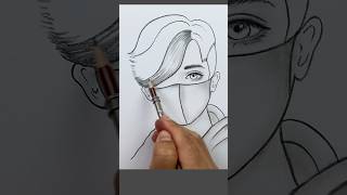 Kolay karakalem çizimler çizim karakalem artist art sketch drawing pencildrawing [upl. by Kcirddahc]