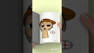 Sprunki Tunner Phase 4 Creativity Flipbook sprunki Creativity Flipbook shorts [upl. by Garth931]