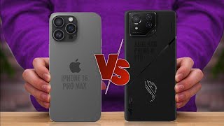 iPhone 16 Pro Max vs Asus ROG Phone 8 Pro⚡ Ultimate Showdown [upl. by Nerek]