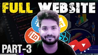 Website Development  Part  3 🔥 Full Website Design  webdevelopment CodeDynamo2456coding [upl. by Jobe]