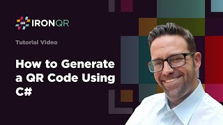 How to Generate a QR Code Using C  IronQR [upl. by Lorak680]