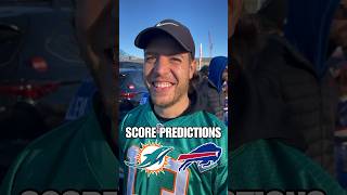 Miami Dolphins fans SCORE PREDICTIONS vs Buffalo Bills bills dolphins nfl shorts [upl. by Maggee]