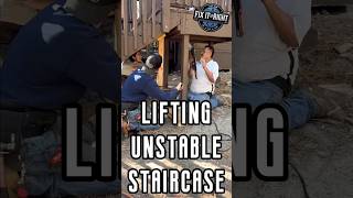 How To Fix Unstable Staircase  HowTo DIY Woodworking [upl. by Rebane]