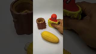 Squishy Corn Asmr  satisfying squishy trend fidget funny shorts stressball [upl. by Remat460]